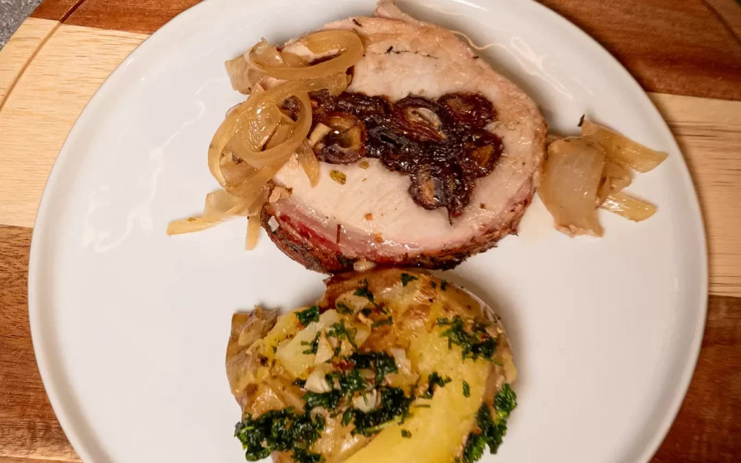 Lomo de Cerdo relleno de dátiles